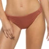 Zuri Tab Side Hipster Bikini Bottom -Cheap New Bikini World Store 100BFTCEC Bikini Bottom Terracotta Ecolux Front