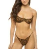Ligia Underwire Bikini Top -Cheap New Bikini World Store 1030612 Bikini Top Blurred Jaguar Front