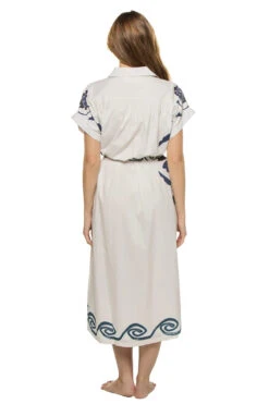 Cheap New Bikini World Store -Cheap New Bikini World Store 123D07 Apparel Dress Scrolls Marine Back