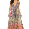 Eden Garden Halter Maxi Dress -Cheap New Bikini World Store 23006MXD Apparel Dress Eden Garden Front