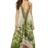Tropical Dream Halter Maxi Dress