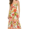 Farm Rio Cashew Garden Maxi Dress -Cheap New Bikini World Store 303795 Apparel Dress Cashew Garden Front