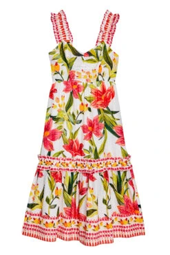 Farm Rio Cashew Garden Maxi Dress -Cheap New Bikini World Store 303795 Apparel Dress Cashew Garden Laydown