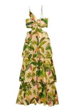 Farm Rio Sand Fruit Forest Maxi Dress -Cheap New Bikini World Store 309506 Apparel Dress Multi Laydown