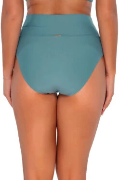 Hannah Banded High Waist Bikini Bottom -Cheap New Bikini World Store 33BOCEAN Bikini Bottom Ocean Back