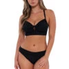 Colette Underwire Bralette Bikini Top (D+ Cup) -Cheap New Bikini World Store 510TBLCK Bikini Top Black Front