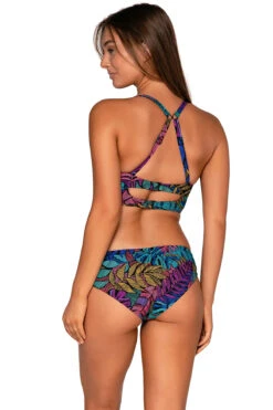 Colette Underwire Bralette Bikini Top (E-H Cup) -Cheap New Bikini World Store 510TEFGPANPA Bikini Top Panama Palms Back2