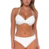 Crossroads Underwire Bikini Top (E-H Cup) -Cheap New Bikini World Store 52TEFGWHILI Bikini Top White Lily Front
