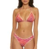 Cheryl Metallic Triangle Bikini Top -Cheap New Bikini World Store 533047 Bikini Top Multi Front