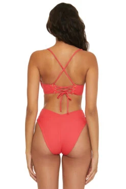New Products -Cheap New Bikini World Store 542347 Bikini Top Paprika Back