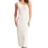 Seafolly Crochet Knit Asymmetrical Midi Dress