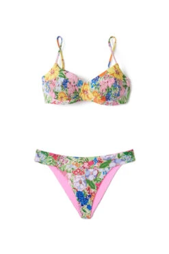 Henley Smocked Underwire Bikini Top 7 Henley Smocked Underwire Bikini Top -Cheap New Bikini World Store 5633328 Bikini Top Multi Laydown