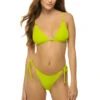 Tulum Triangle Bikini Top -Cheap New Bikini World Store 5679038 Bikini Top Lemon Front