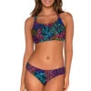 Taylor Underwire Bralette Bikini Top (E-H Cup) -Cheap New Bikini World Store 56TEFGPANPA Bikini Top Panama Palms Front