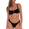 Juliette Underwire Bikini Top -Cheap New Bikini World Store 60TBLCK Bikini Top Black Front