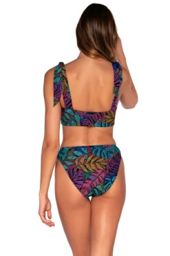 Cheap New Bikini World Store -Cheap New Bikini World Store 67TPANPA Bikini Top Panama Palms Back