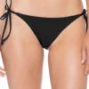 Tie Side Hipster Bikini Bottom -Cheap New Bikini World Store BEC BLACK BL Bottoms Front 93535