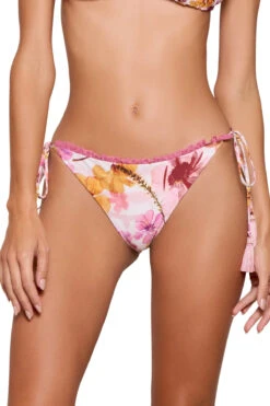 Ruffle Tie Side Hipster Bikini Bottom
