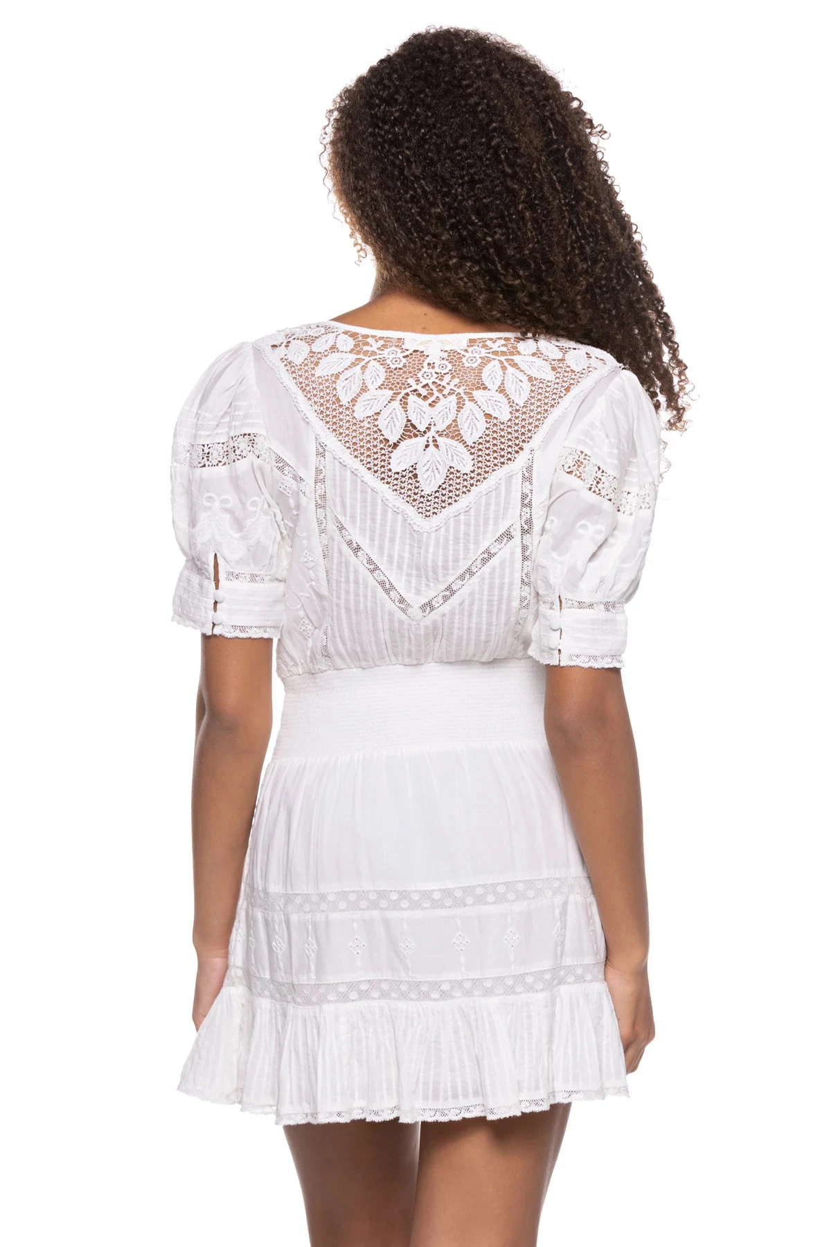 LoveShackFancy Jaislyn Smocked Mini Dress 4 LoveShackFancy Jaislyn Smocked Mini Dress - Image 2