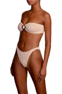 Flora Two Piece Bikini Set -Cheap New Bikini World Store FLORA BIKINI Bikini Set Blush Side