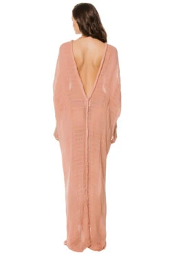 Athena Full Length Goddess Gown -Cheap New Bikini World Store KASIA PINK ROS Sundresses Back2 91611