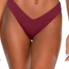 Valencia V-Front Brazilian Bikini Bottom -Cheap New Bikini World Store L707BDARED Bikini Bottom Dared Front