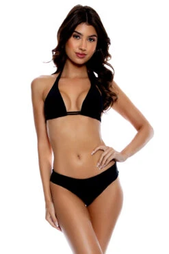 Sliding Triangle Halter Bikini Top