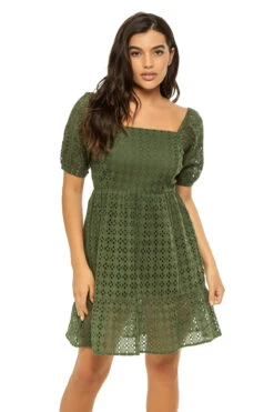 Saltwater Sands Short Sleeve Mini Dress