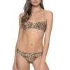 Jasmine Underwire Bikini Top -Cheap New Bikini World Store LEO 058B Bikini Top Leopard Front