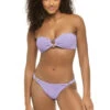 Nicole Two Piece Bikini Set -Cheap New Bikini World Store NICOLE Bikini Set Lilac Front