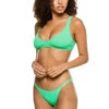 Melissa Odabash Monaco Bralette Bikini Top -Cheap New Bikini World Store ODS GREEN VEE Tops Front 102489
