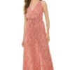 ELAN Wrap Front Maxi Dress -Cheap New Bikini World Store RYP5427 Apparel Dress Rose Front