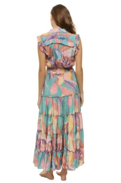 Cheap New Bikini World Store -Cheap New Bikini World Store SH 5191 Apparel Dress Leaf Spring Back