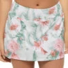 Tommy Bahama Breezy Botanical Swim Skort -Cheap New Bikini World Store SS200400 Bikini Bottom White Front