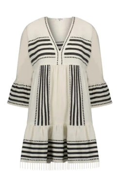 Eshe Flutter Mini Dress -Cheap New Bikini World Store SW2303 Apparel Dress Black Laydown