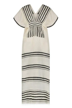 Eshe Long Caftan -Cheap New Bikini World Store SW2305 Apparel Dress Black Laydown