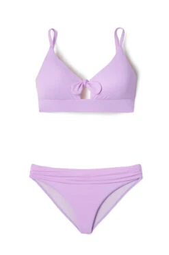 Sydney Textured Hipster Bottom -Cheap New Bikini World Store SYDNEY T Bikini Bottom Lilac Pique Laydown