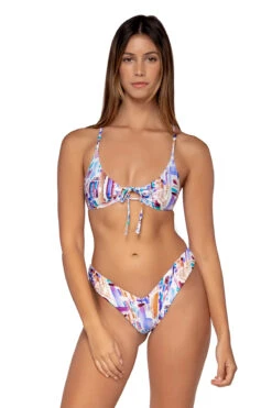 Tahiti Tie Front Bralette Bikini Top