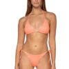 Bermuda Sliding Triangle Bikini Top -Cheap New Bikini World Store U633TMELSO Bikini Top Melon Sorbet Front