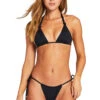 Milana Sliding Triangle Bikini Top -Cheap New Bikini World Store VIT BLACK BLEC Tops Front 101381
